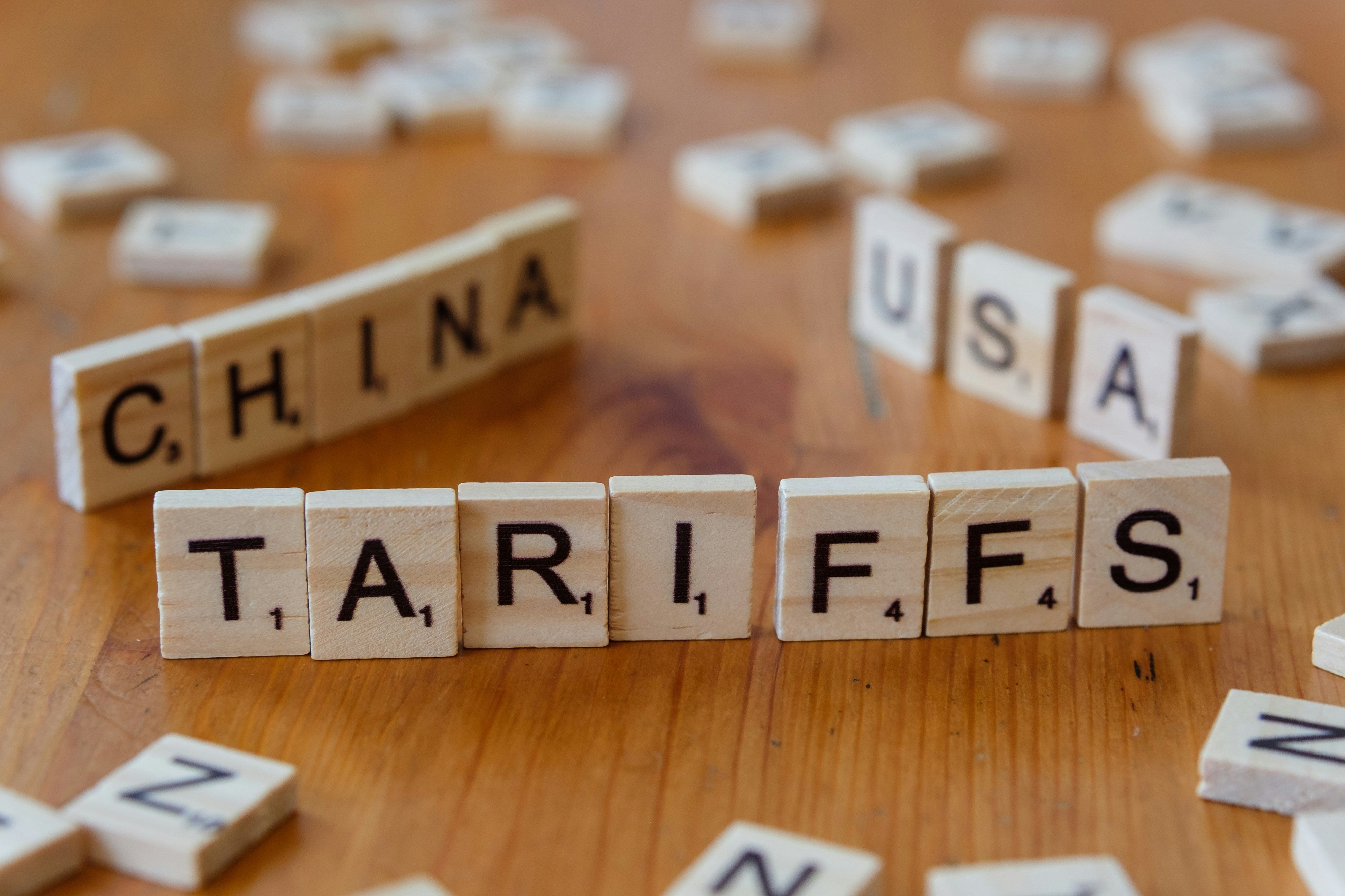 美国和中国的关税